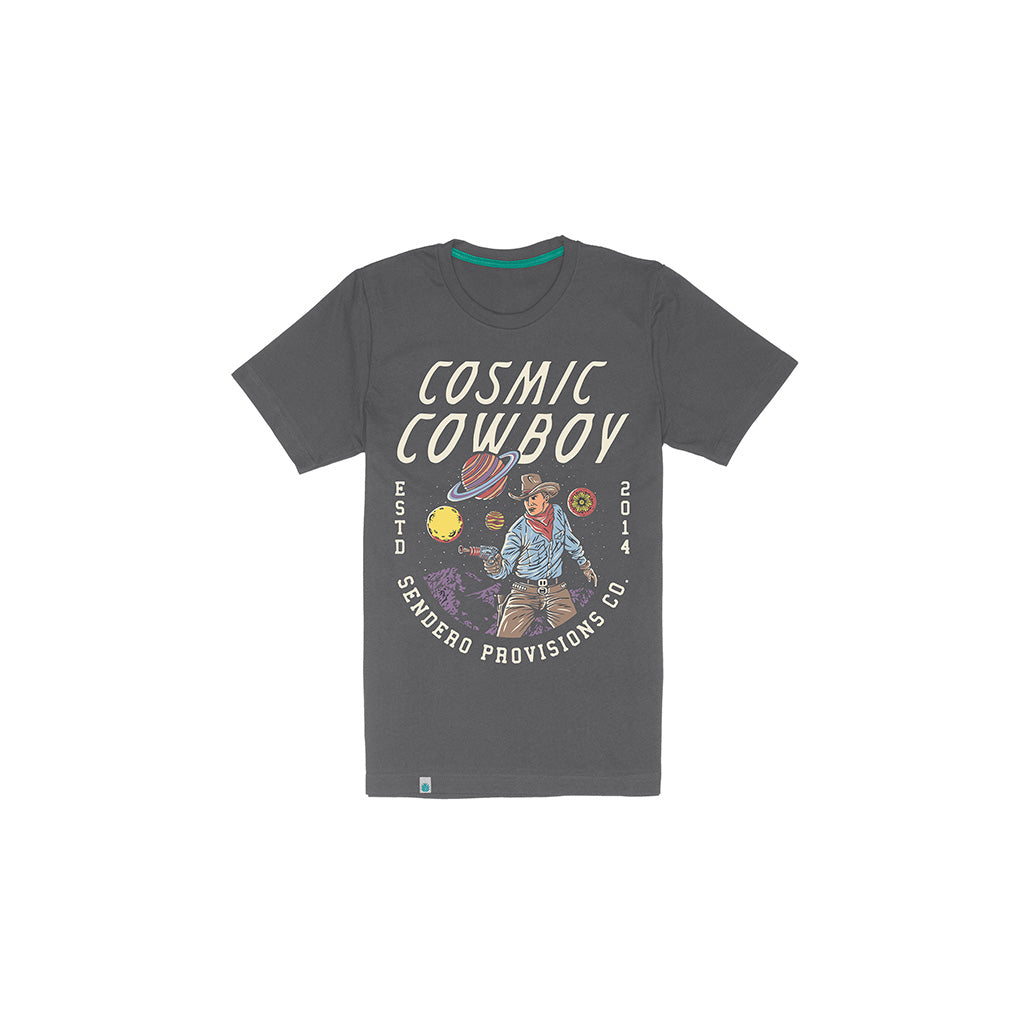 Cosmic Cowboy Tee Asphalt