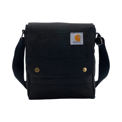 Black shoulder bag with Carhartt logo on a white background