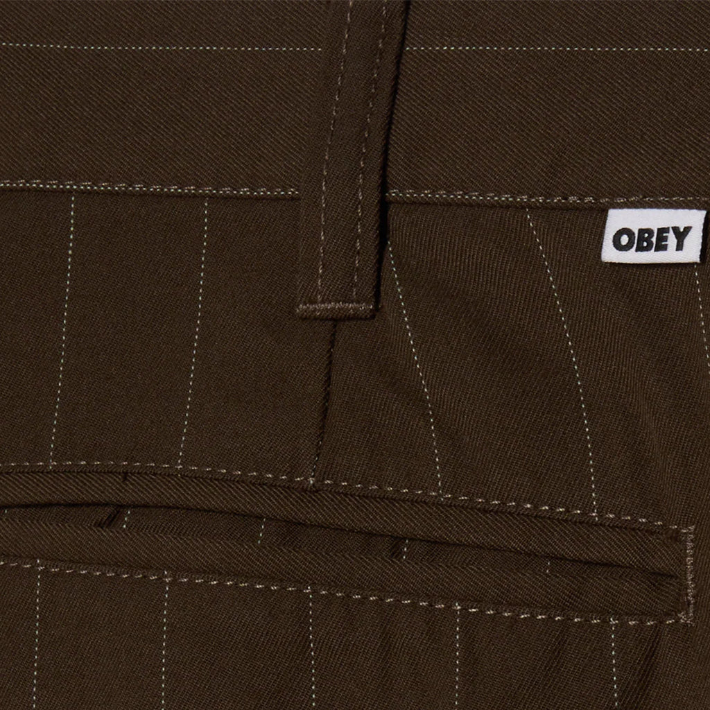 Dean Stripe Pleated Pant Wren Multi