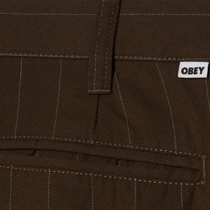 Dean Stripe Pleated Pant Wren Multi