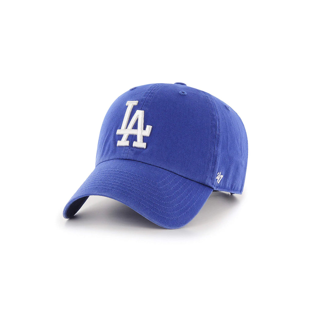Dodger Blue LA hat on a white background