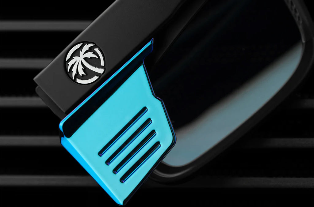 Close up of Heatwave logo and blue side shield 