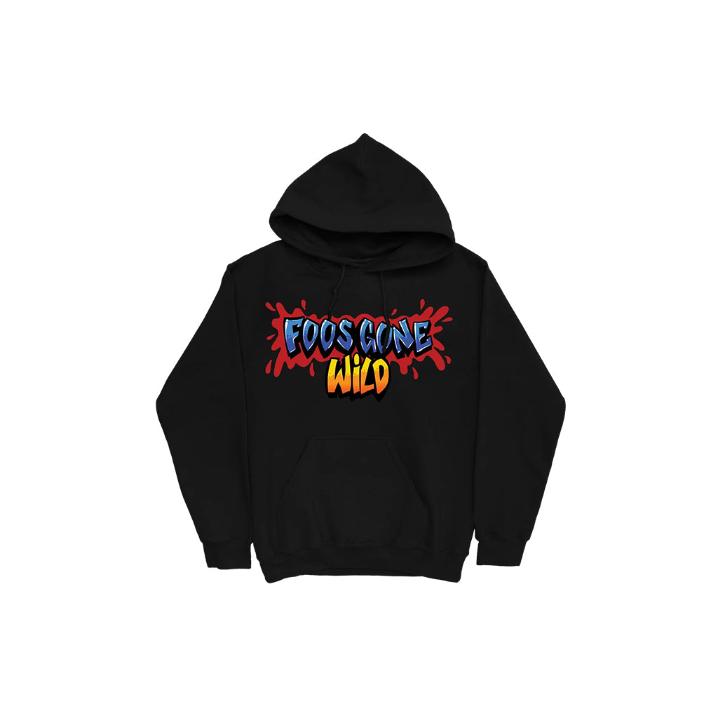 Foos gone wild og logo hoodie on a white backdrop