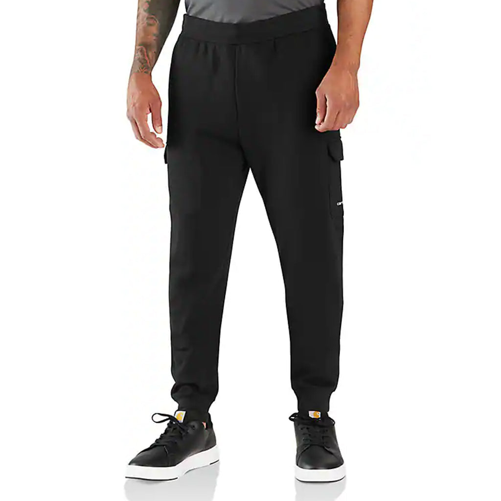 Model wearing Carhartt Force® Relaxed Fit Sweatpants on a white background