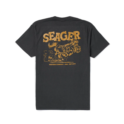 Horse Fried Tee Vintage Black