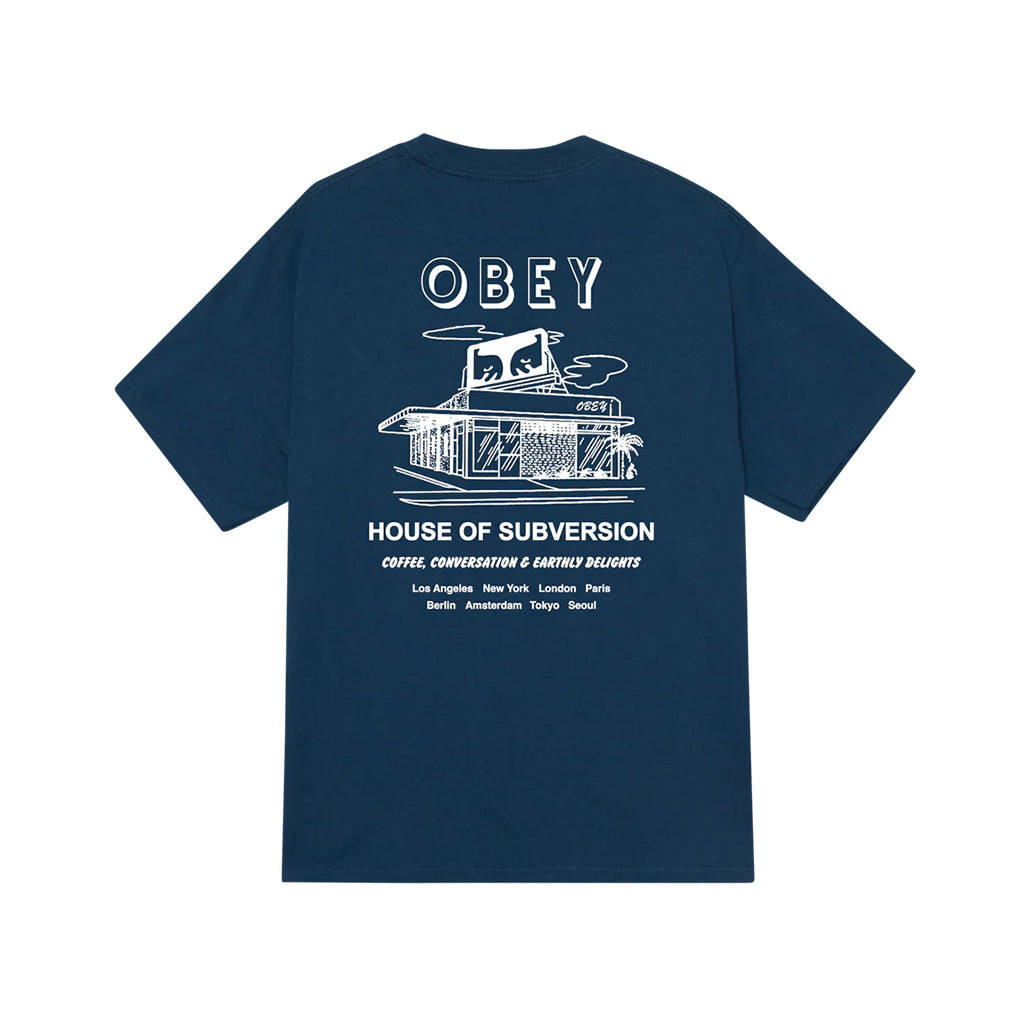 House of Subversion Tee Harbor Blue