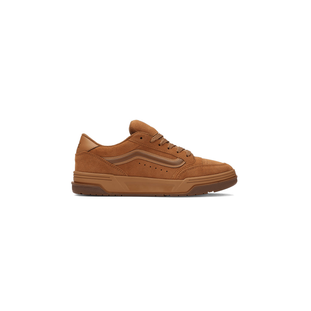 Brown sneaker on a white background