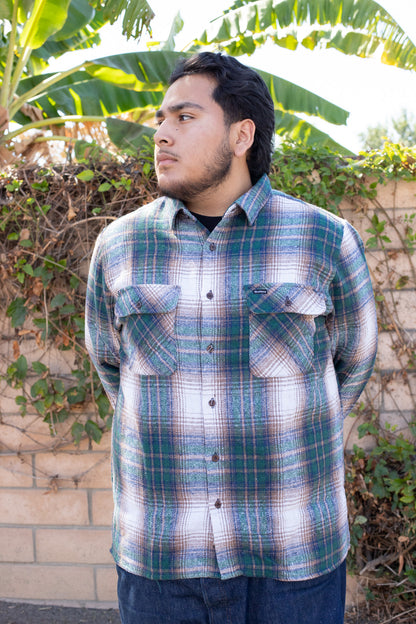 Birch Flannel Brown Green Plaid