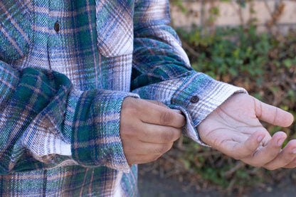 Birch Flannel Brown Green Plaid