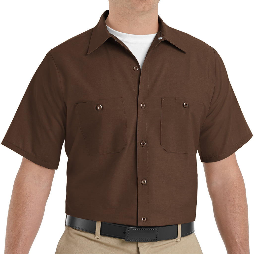 Industrial Work Shirt Brown