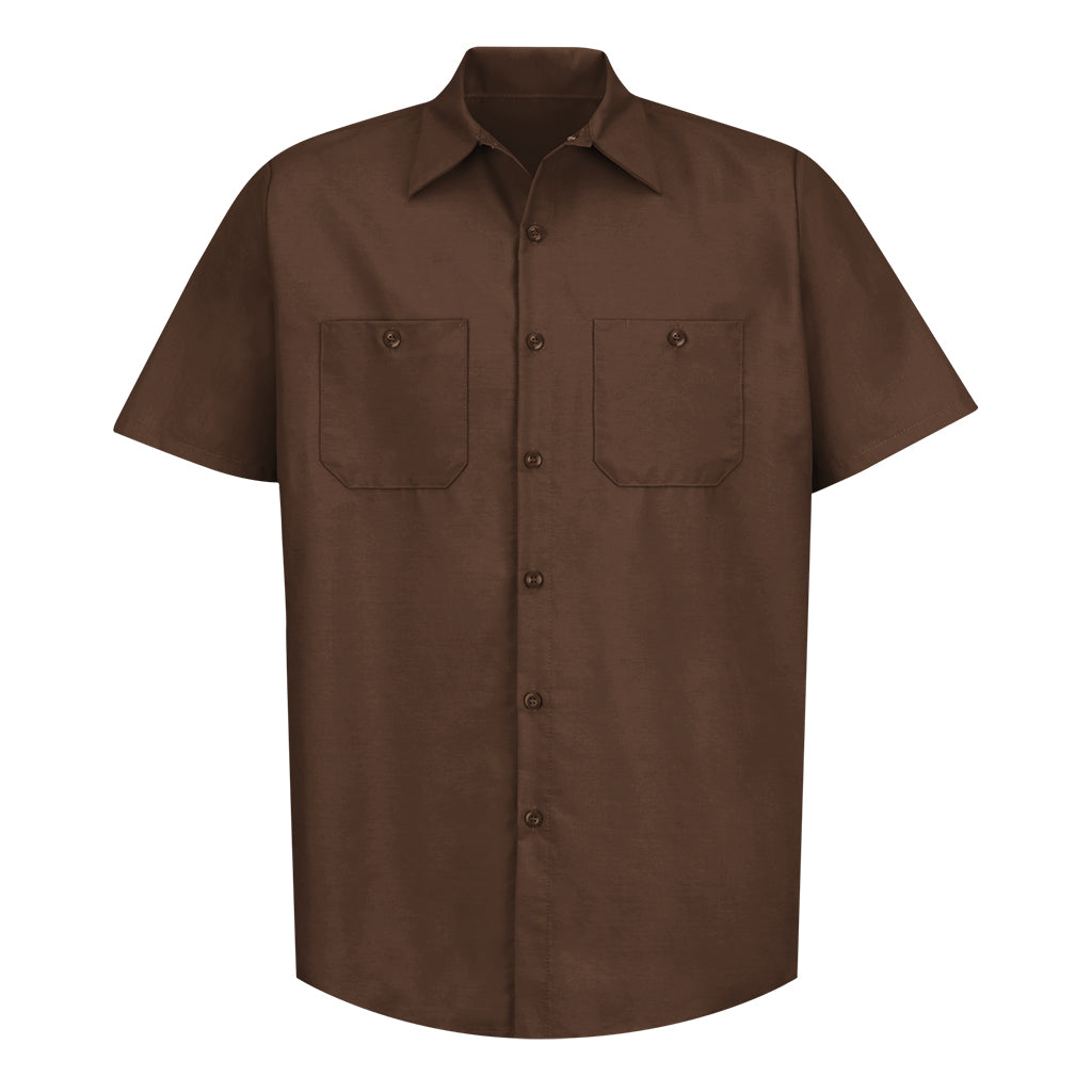 Industrial Work Shirt Brown