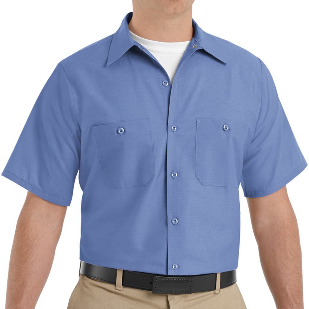 Industrial Work Shirt Petrol Blue