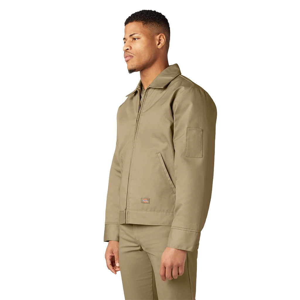 Model wearing the Insulated Eisenhower Jacket Khaki