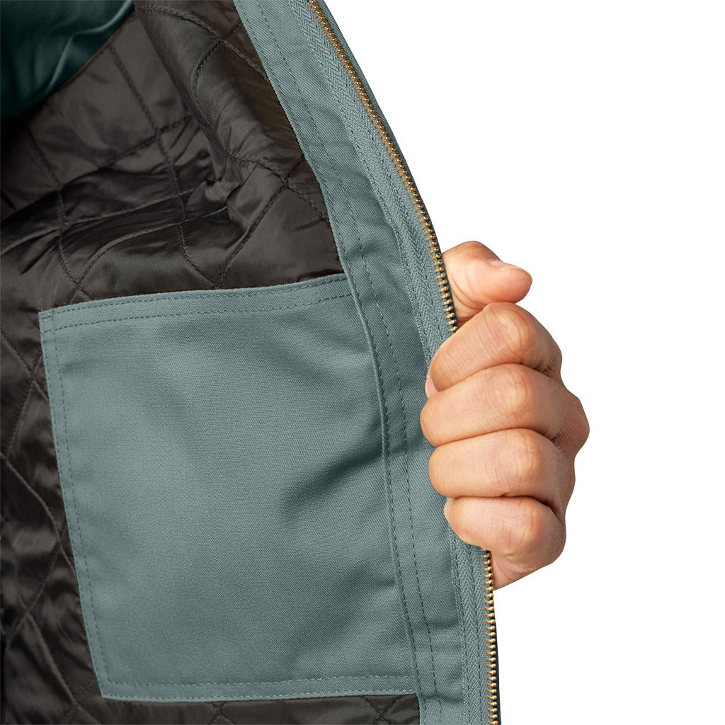 Inside pocket of the Insulated Eisenhower Jacket Lincoln Green
