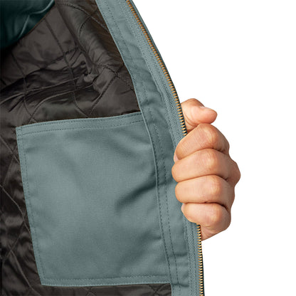 Inside pocket of the Insulated Eisenhower Jacket Lincoln Green