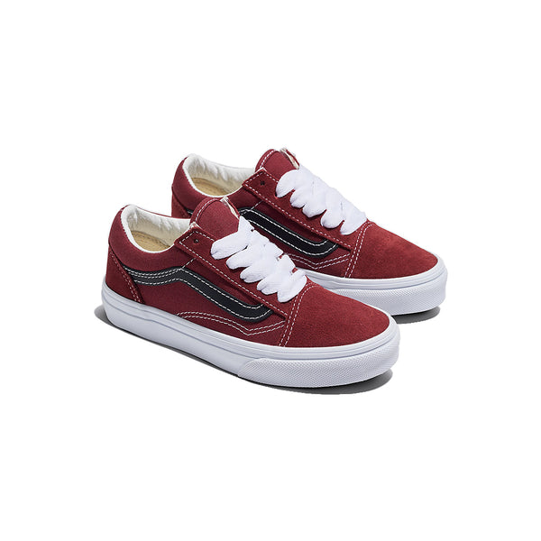 Kids Old Skool Fat Lace Madder Brown – Gunthers Supply And Goods