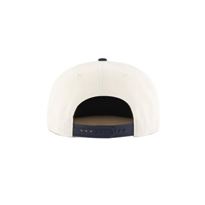 White snapback on a white background