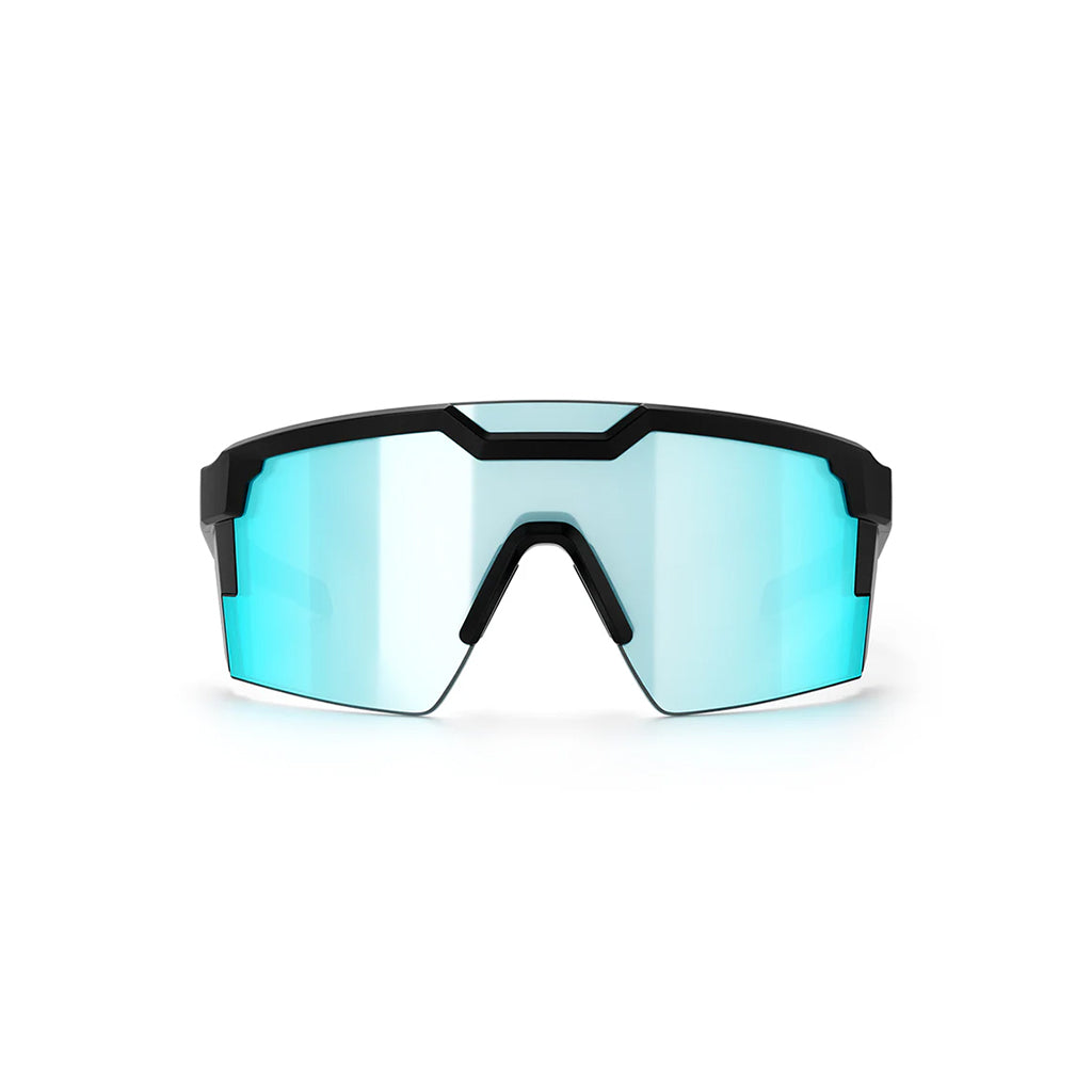 front lens of Future Tech Z87+ Black Frame / Arctic Chrome Lens on a white background
