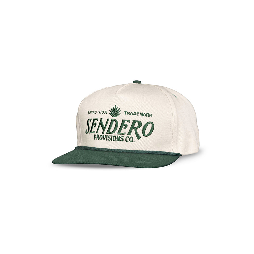 Sendero Logo Hat Cream/Green