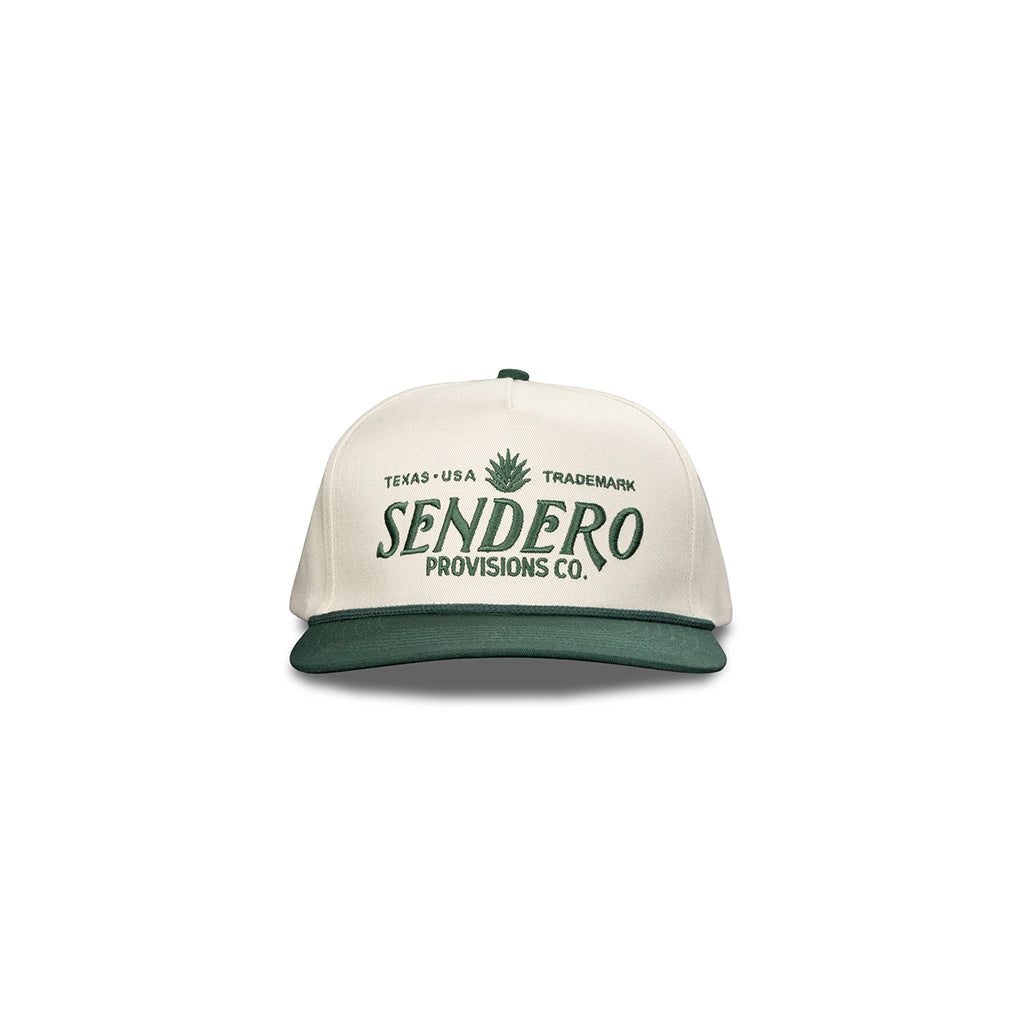 Sendero Logo Hat Cream/Green