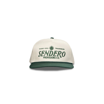Sendero Logo Hat Cream/Green