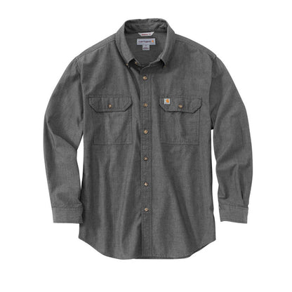 Gray shirt with Carhartt logo on a white background