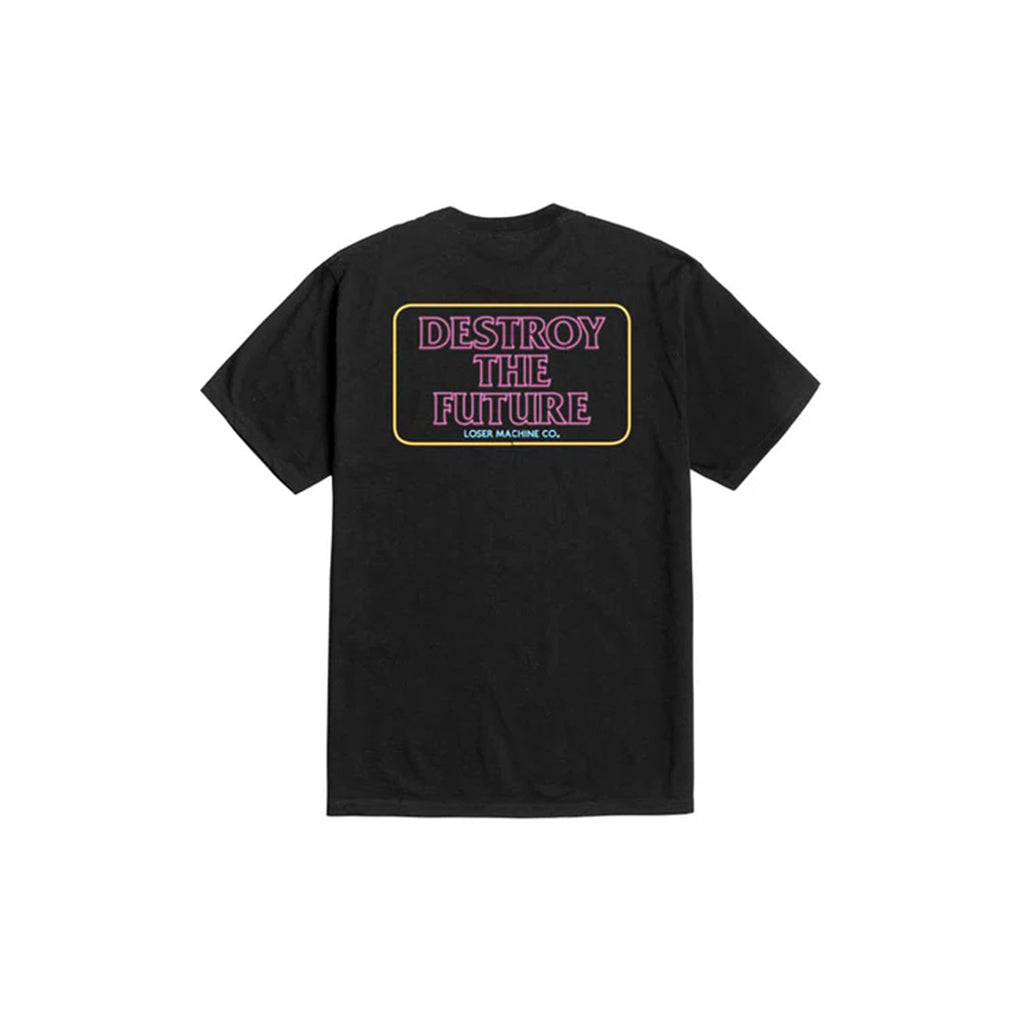 Neon Destroy Tee Black