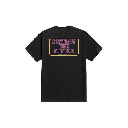 Neon Destroy Tee Black