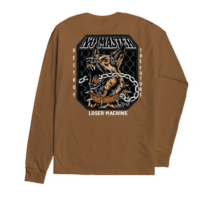 No Masters L/S Tee Brown Sugar