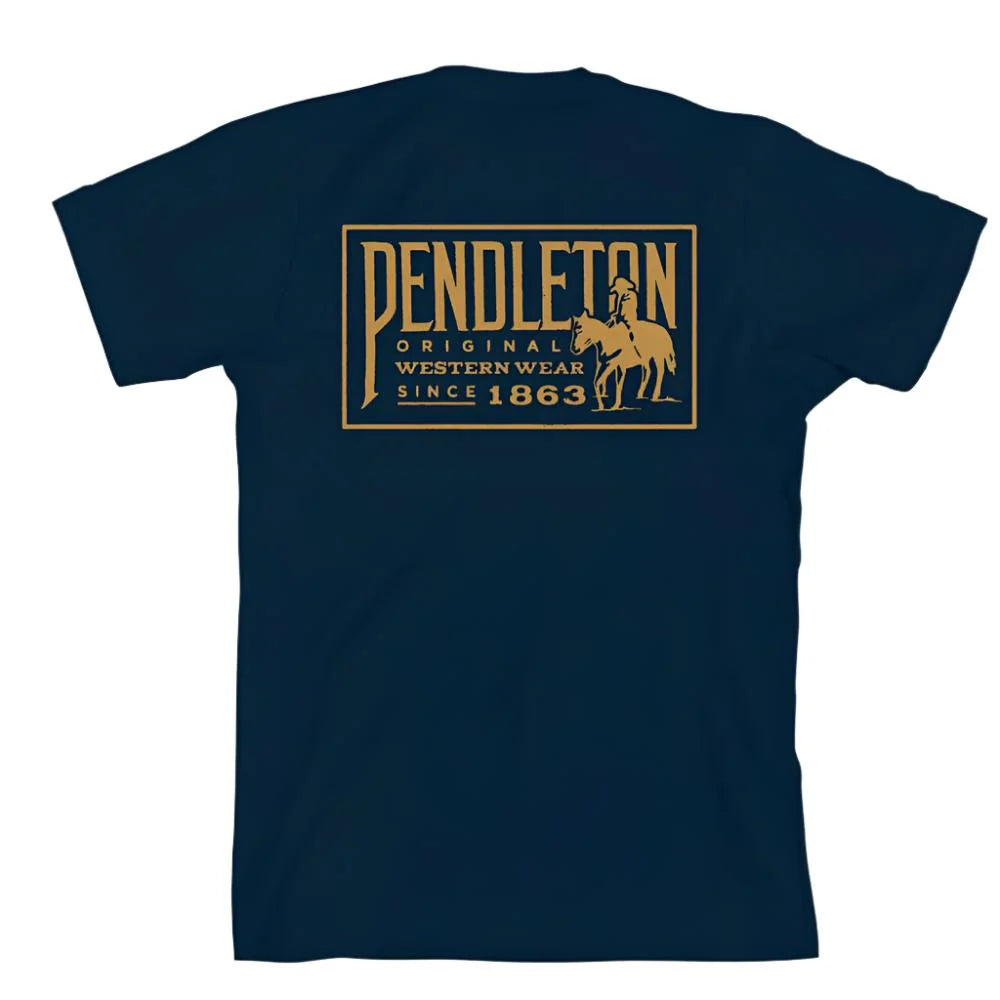 Original Western Graphic Tee Navy/Gold