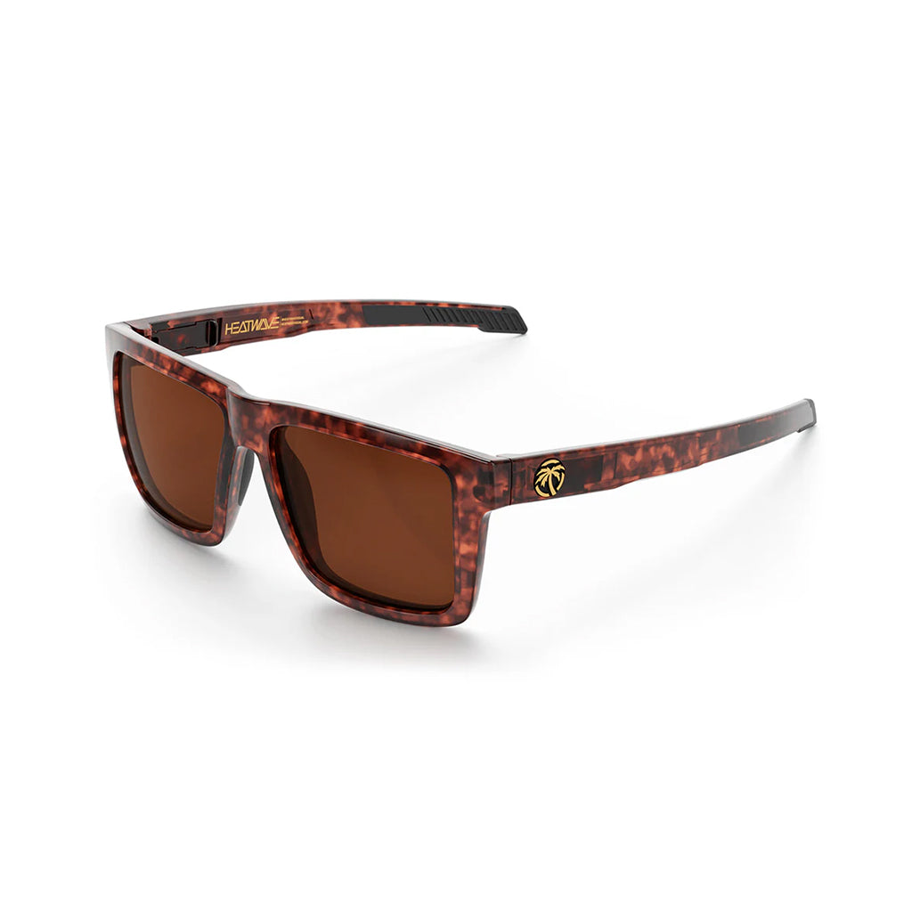 Performance XL Vise Z87+ Sunglasses: Tortoise side view on a white background