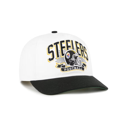 Pittsburgh Steelers Historic White Prime Play 47 Hitch