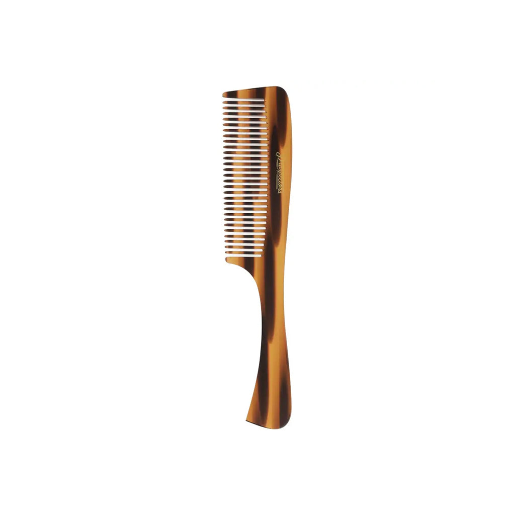 Tortoiseshell comb on a white background