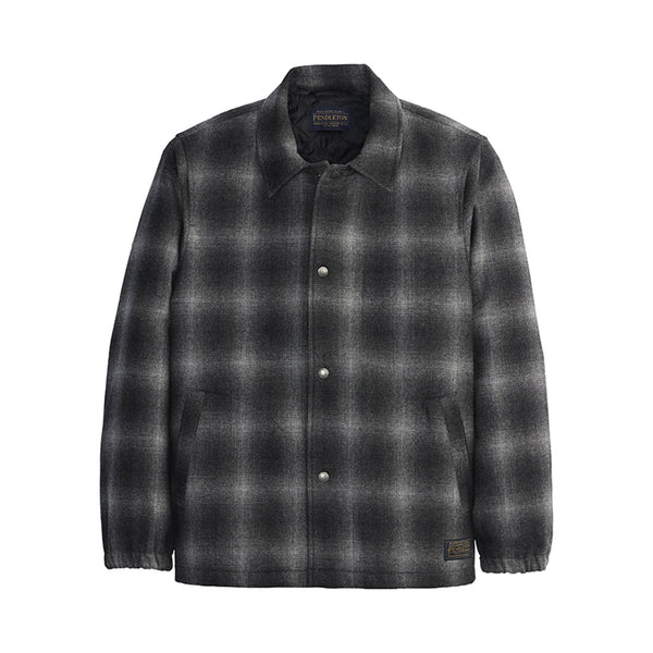 Pendleton | Quilted Coaches Jacket Oxford Mix Ombre | Jacket