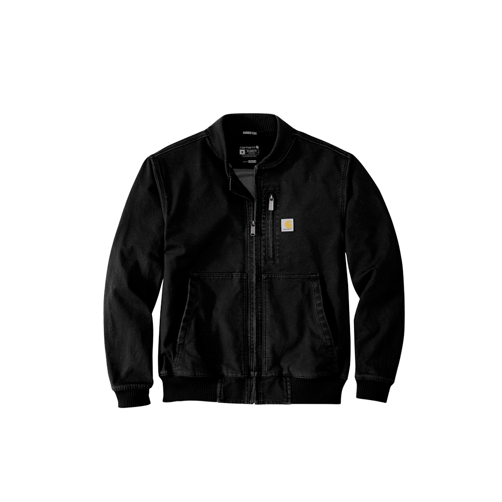 Black jacket on a white background
