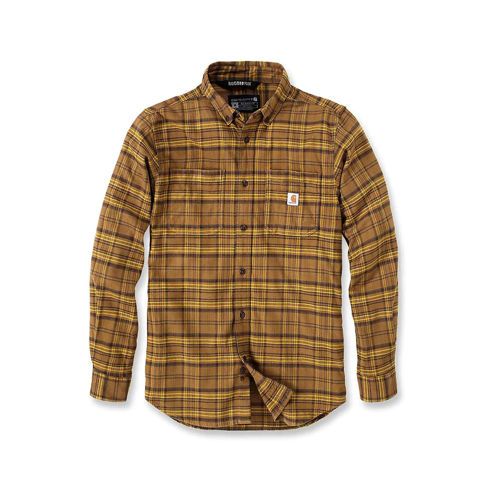 Rugged Flex Midweight Flannel Oak Brown