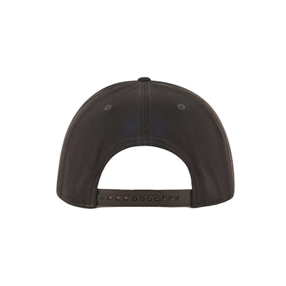 Black baseball cap on a white background