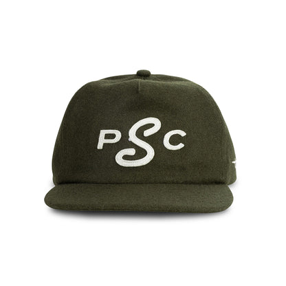 Green cap with 'PSC' logo on a white background