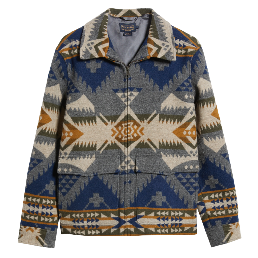 Pendleton | Colton Straight Hem Zip Coat / Nehalem Grey | Jacket