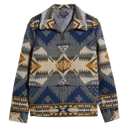 Colton Straight Hem Zip Coat / Nehalem Grey