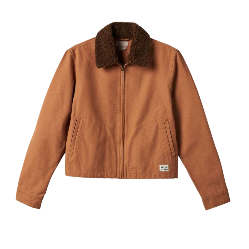 BRIXTON クラクストンカラーシェルパジャケット size：L BRIXTON Claxton Crest Mens Jacket - BROWN | Tillys