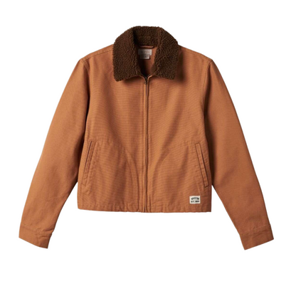 Mechanics W Garage Zip Jacket Tobacco Brown