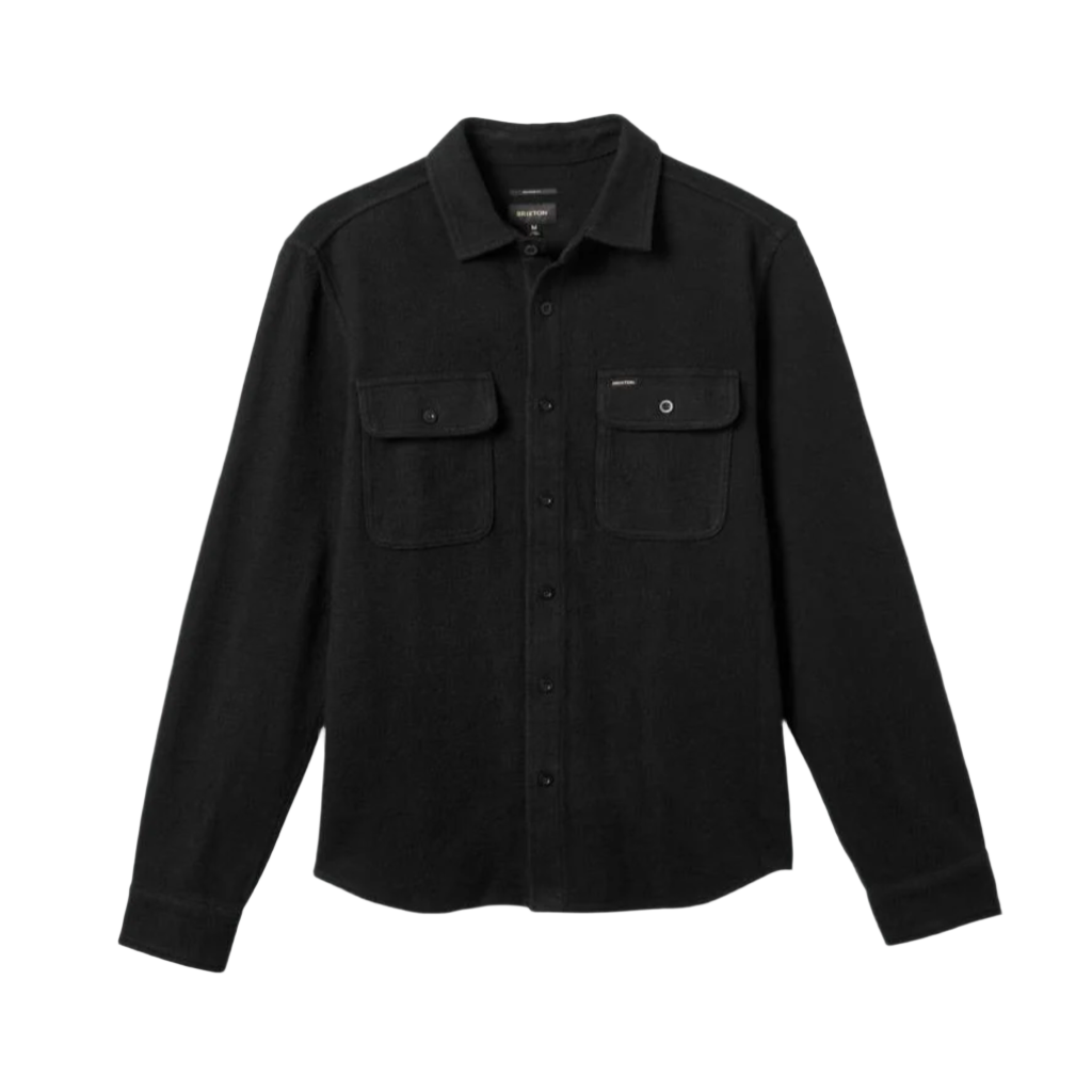 Bowery textured Twill Overshirt Black