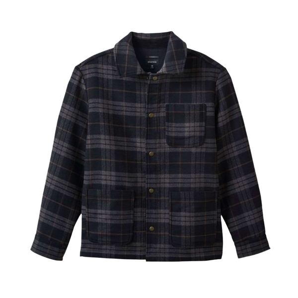ロージーモンスター　新品　check wool shirt jacket Brixton | Shop Chore Coat Black/Charcoal Plaid | Jacket – Gunthers