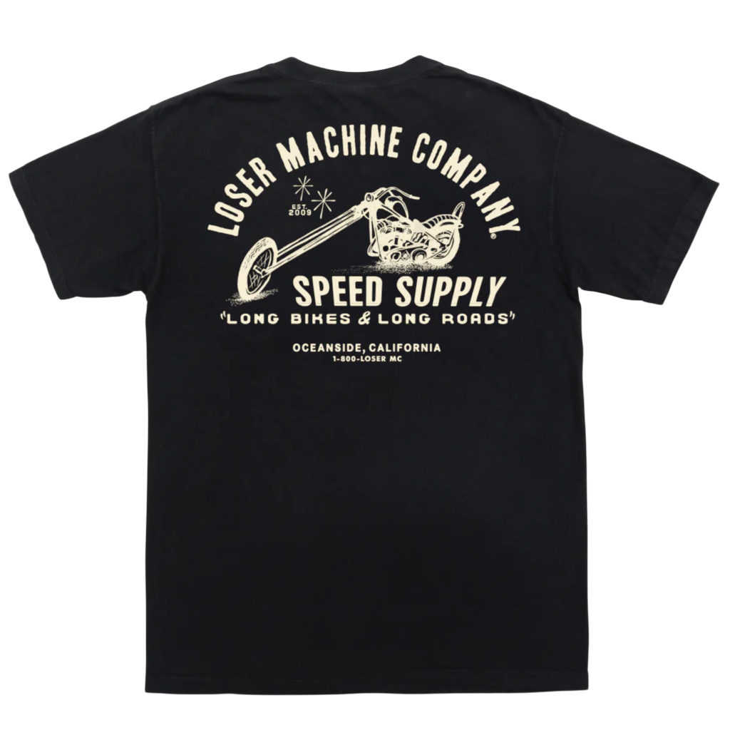 Long Roads PKT Tee Black