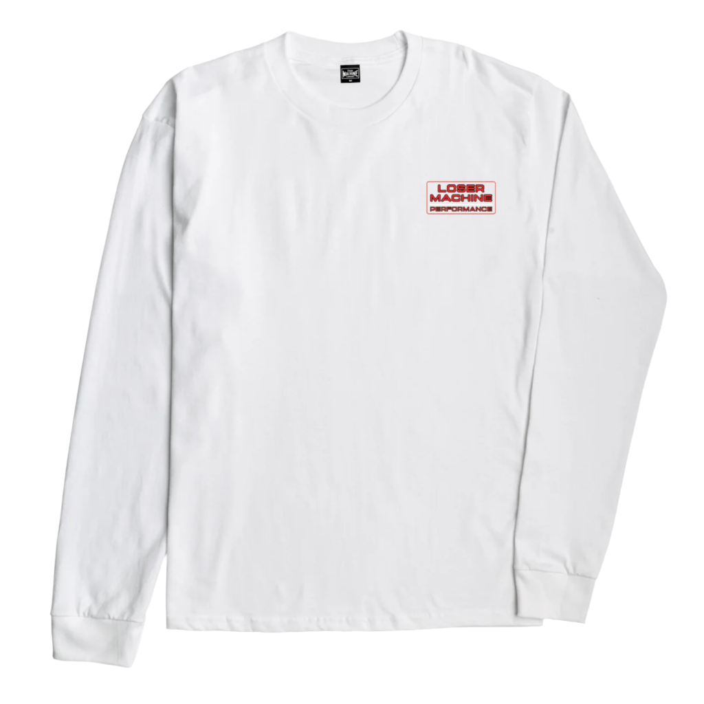 Hot Exhaust L/S Tee White