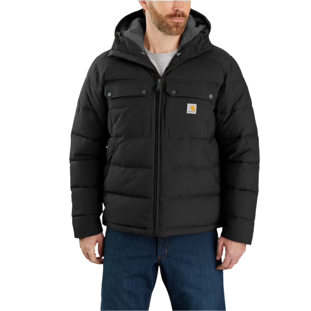 Montana Loose Fit Insulated Jacket Black