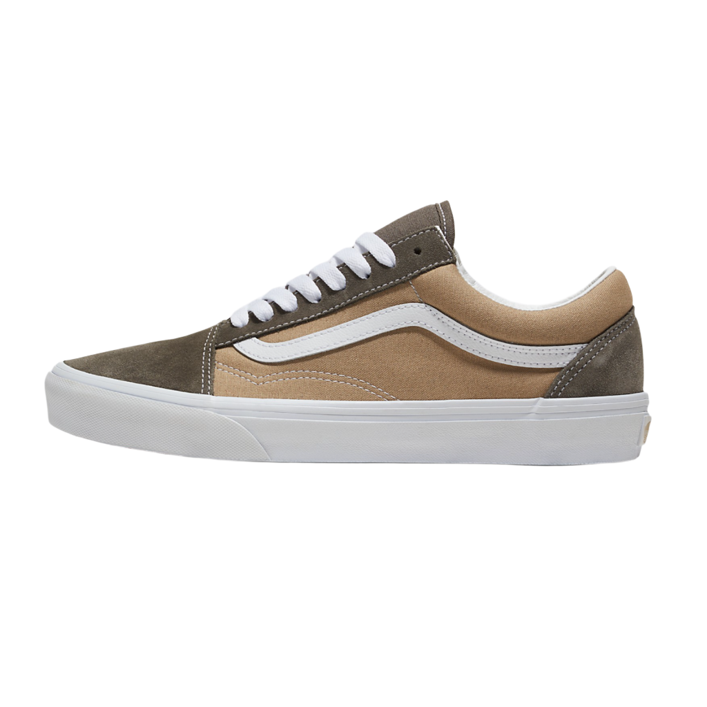 Old Skool Canvas Block Brown