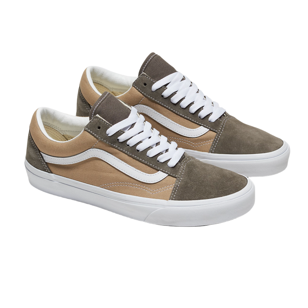 Old Skool Canvas Block Brown