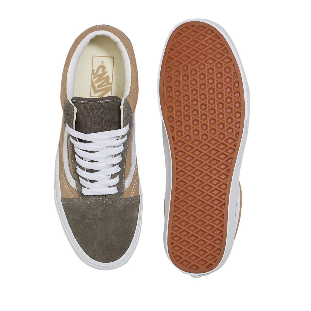 Old Skool Canvas Block Brown